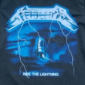 Metallica GAP Classic Fit Black Tee Men’s Size Large